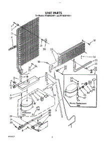 07 - Unit parts for Whirlpool Refrigerator RT16DKYVL11 from AppliancePartsPros.com