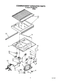 03 - Compartment Separator parts for Whirlpool Refrigerator 8ET18RKXYN01 from AppliancePartsPros.com