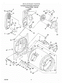 03 - Section parts for Whirlpool MODEL_PBK0190 from AppliancePartsPros.com