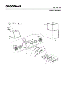 02 - Blower Assembly parts for Gaggenau AH320-700 from AppliancePartsPros.com