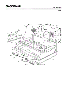 02 - Body parts for Gaggenau AH350-720 from AppliancePartsPros.com