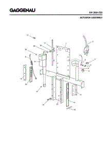 04 - Actuator Assembly parts for Gaggenau AH350-720 from AppliancePartsPros.com
