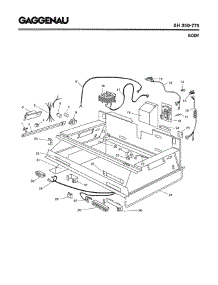 02 - Body parts for Gaggenau AH350-775 from AppliancePartsPros.com
