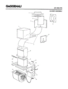 03 - Blower Assembly parts for Gaggenau AH350-775 from AppliancePartsPros.com