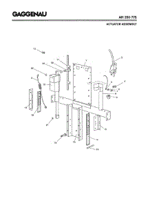 04 - Actuator Assembly parts for Gaggenau AH350-775 from AppliancePartsPros.com