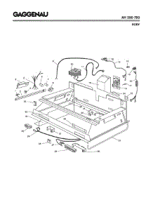 02 - Body parts for Gaggenau AH350-790 from AppliancePartsPros.com