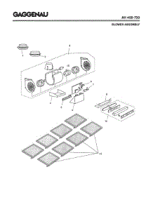 02 - Blower Assembly parts for Gaggenau AH400-730 from AppliancePartsPros.com
