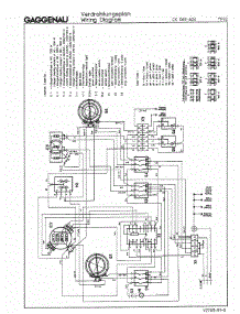 02 - Tech Wiring Diagram V2705-91-0 parts for Gaggenau CK069-604 from AppliancePartsPros.com