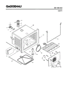 02 - Cavity parts for Gaggenau EB184-610 from AppliancePartsPros.com