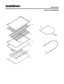06 - Racks & Accessories parts for Gaggenau EB184-610 from AppliancePartsPros.com