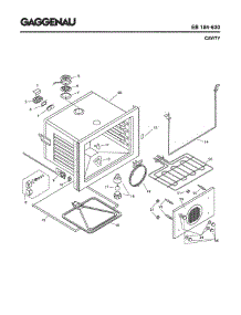 02 - Cavity parts for Gaggenau EB184-630 from AppliancePartsPros.com