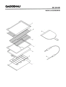 04 - Racks & Accessories parts for Gaggenau EB184-630 from AppliancePartsPros.com