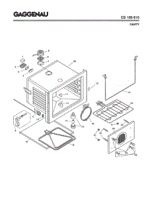 02 - Cavity parts for Gaggenau EB185-610 from AppliancePartsPros.com