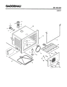 02 - Cavity parts for Gaggenau EB185-630 from AppliancePartsPros.com