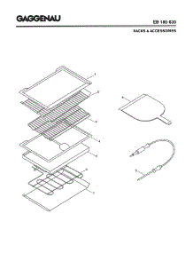 06 - Racks & Accessories parts for Gaggenau EB185-630 from AppliancePartsPros.com