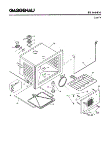 02 - Cavity parts for Gaggenau EB194-630 from AppliancePartsPros.com