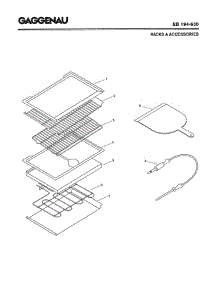 06 - Racks & Accessories parts for Gaggenau EB194-630 from AppliancePartsPros.com