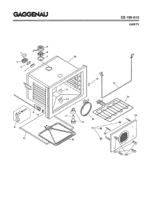 02 - Cavity parts for Gaggenau EB195-610 from AppliancePartsPros.com