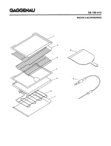 06 - Racks & Accessories parts for Gaggenau EB195-610 from AppliancePartsPros.com