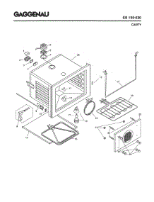 02 - Cavity parts for Gaggenau EB195-630 from AppliancePartsPros.com