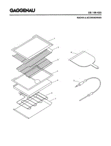 06 - Racks & Accessories parts for Gaggenau EB195-630 from AppliancePartsPros.com