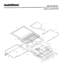 05 - Racks & Accessories parts for Gaggenau EB270-600 from AppliancePartsPros.com