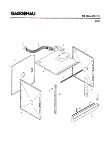 03 - Body parts for Gaggenau EB270-630 from AppliancePartsPros.com