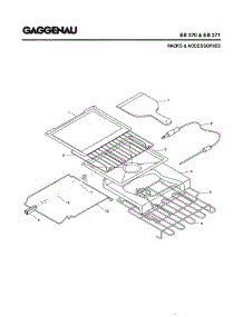 05 - Racks & Accessories parts for Gaggenau EB270-630 from AppliancePartsPros.com