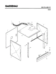 03 - Body parts for Gaggenau EB271-600 from AppliancePartsPros.com