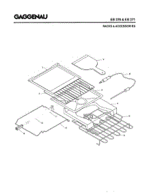 05 - Racks & Accessories parts for Gaggenau EB271-600 from AppliancePartsPros.com