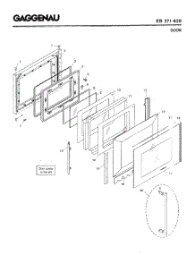 04 - Door parts for Gaggenau EB271-620 from AppliancePartsPros.com