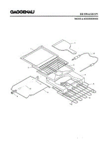 05 - Racks & Accessories parts for Gaggenau EB271-620 from AppliancePartsPros.com