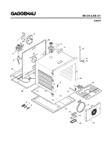02 - Cavity parts for Gaggenau EB271-630 from AppliancePartsPros.com