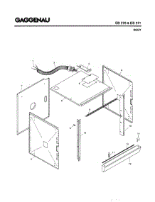 03 - Body parts for Gaggenau EB271-630 from AppliancePartsPros.com