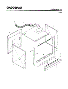 03 - Body parts for Gaggenau EB290-600 from AppliancePartsPros.com