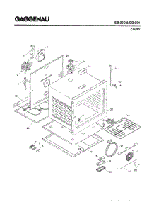 02 - Cavity parts for Gaggenau EB290-620 from AppliancePartsPros.com