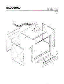 03 - Body parts for Gaggenau EB290-620 from AppliancePartsPros.com