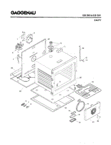 02 - Cavity parts for Gaggenau EB290-630 from AppliancePartsPros.com