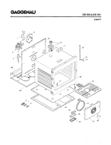 02 - Cavity parts for Gaggenau EB291-600 from AppliancePartsPros.com