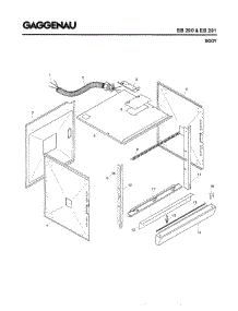03 - Body parts for Gaggenau EB291-620 from AppliancePartsPros.com