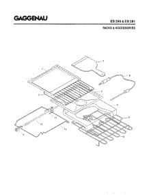 05 - Racks & Accessories parts for Gaggenau EB291-620 from AppliancePartsPros.com