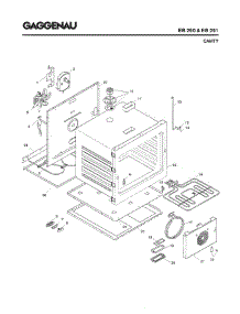 02 - Cavity parts for Gaggenau EB291-630 from AppliancePartsPros.com