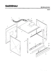 03 - Body parts for Gaggenau EB291-630 from AppliancePartsPros.com