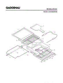 05 - Racks & Accessories parts for Gaggenau EB291-630 from AppliancePartsPros.com