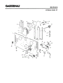 05 - Internal Panel `B` parts for Gaggenau EB378-610 from AppliancePartsPros.com