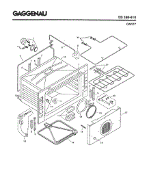 02 - Cavity parts for Gaggenau EB388-610 from AppliancePartsPros.com