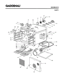 02 - Cavity parts for Gaggenau EB965-610 from AppliancePartsPros.com