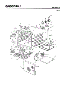 02 - Cavity parts for Gaggenau EB985-610 from AppliancePartsPros.com