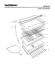 05 - Racks & Accessories parts for Gaggenau EB985-610 from AppliancePartsPros.com