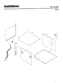 03 - Body parts for Gaggenau ED220-630 from AppliancePartsPros.com